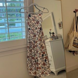 long floral dress from old navy:)